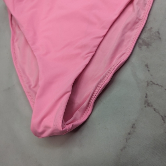 Good American Swim Bottom Women Sugar Pink Bikini High Rise Suit - Picture 2 of 8